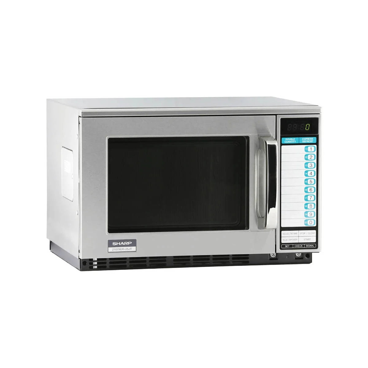 Sharp R-25JTF 2100W Heavy Duty Commercial Microwave Oven,Stainless Steel Door