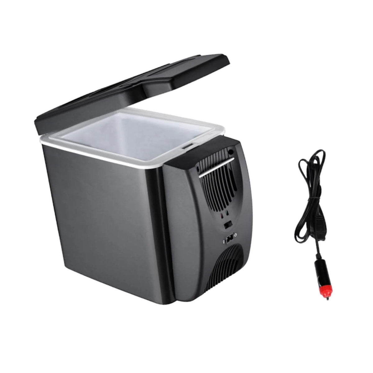 Esquirla Mini Fridge 6L Food Compact Office Can Small Car Refrigerator Freezer Single Hole