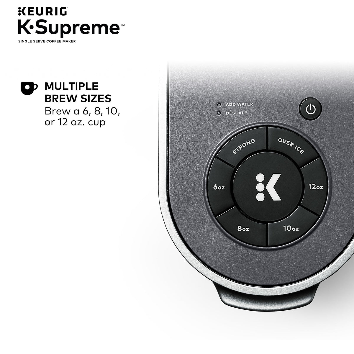 Keurig K-Supreme Black Single-Serve K-Cup Pod Coffee Maker