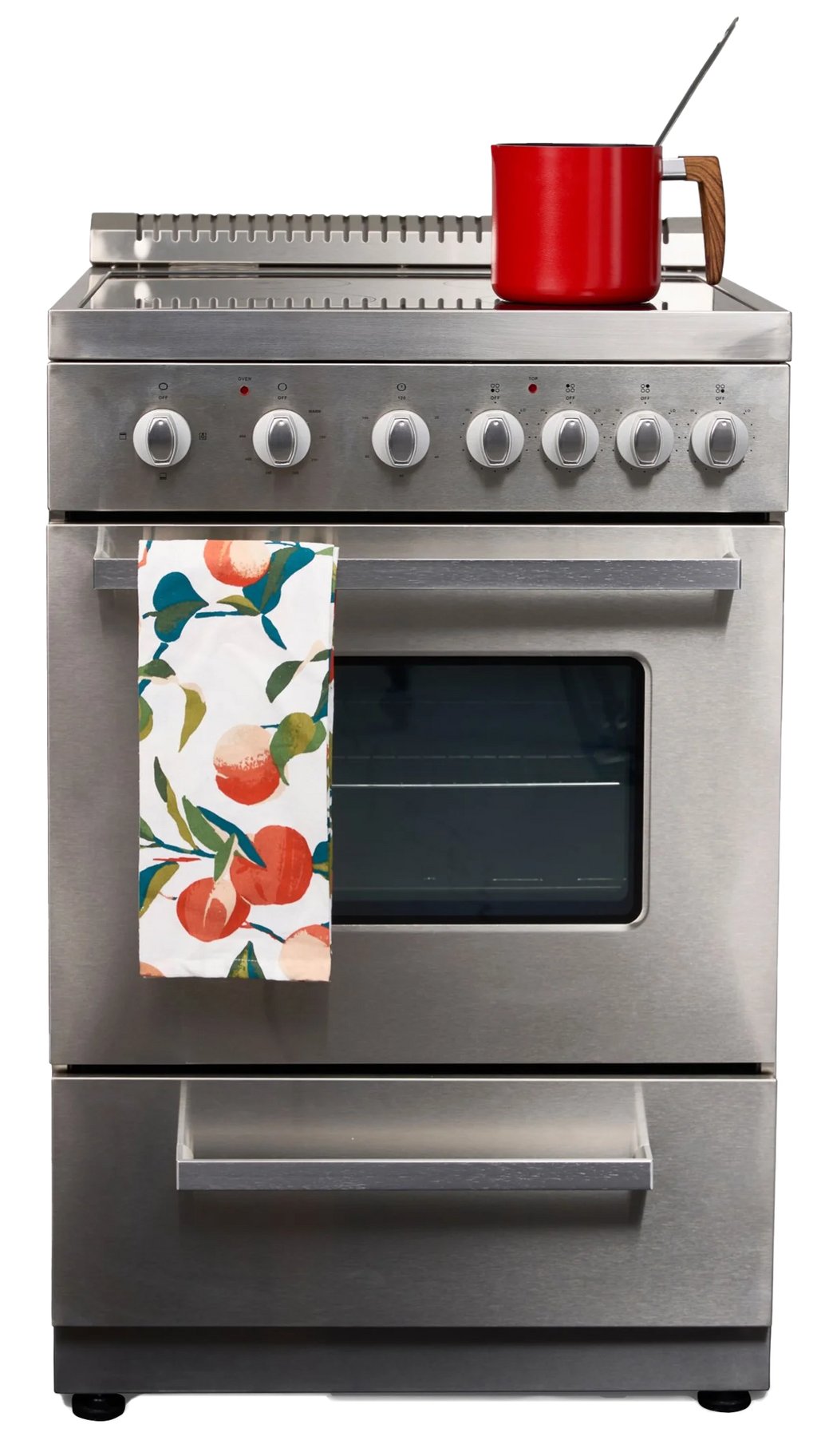 Premium Levella 24" Freestanding Electric Range with Air Fry