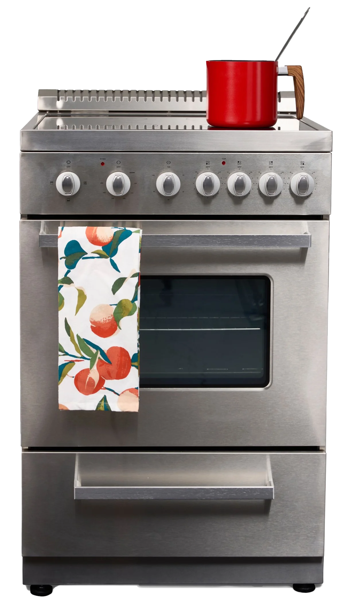 Premium Levella 24" Freestanding Electric Range with Air Fry