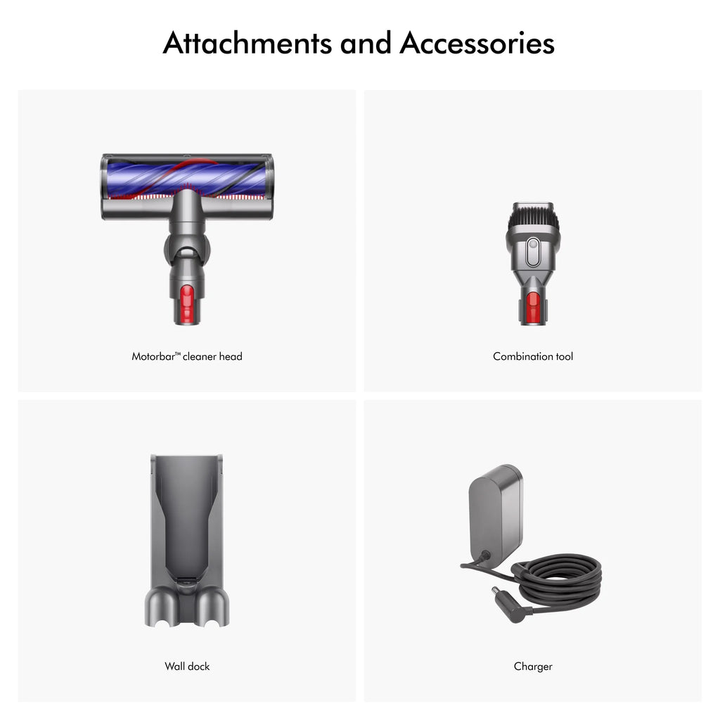 Restored Premium Dyson V8 Origin Cordless Vacuum | Red (Refurbished)