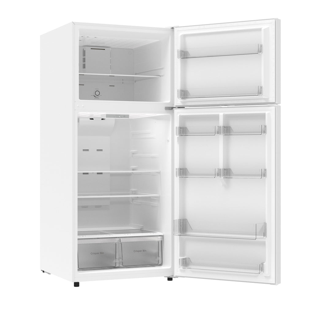 Kenmore 30" 20.2 Cu. ft. Capacity Standard Refrigerator with Top Freezer, Adjustable Shelves, White