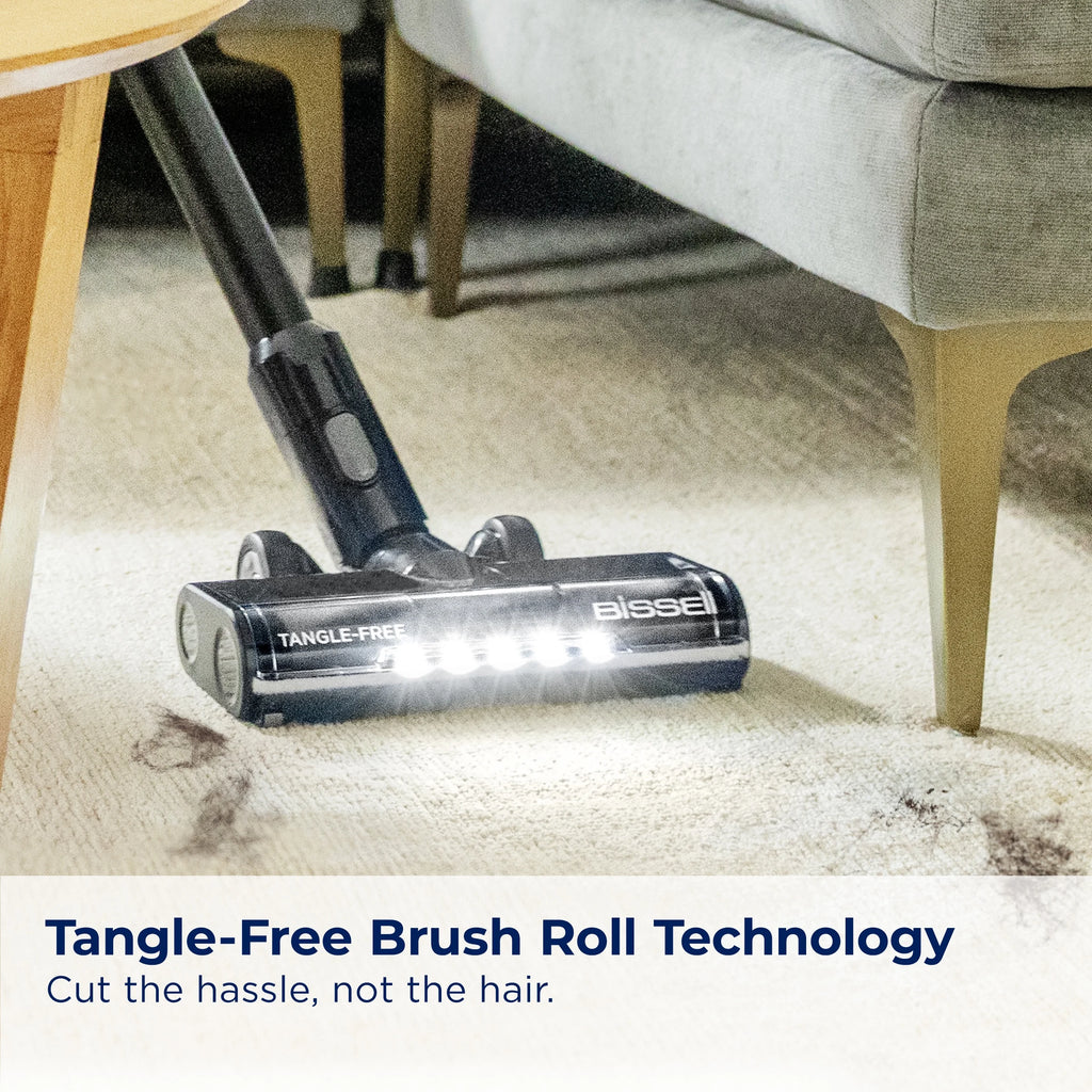 Bissell PowerLifter Lightweight Cordless Vacuum w/ Removable Battery, 35-min runtime, LED Lights, Removable Hand Vac, Black, 3789X