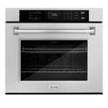 ZLINE 30 in. Professional Convection Single Wall Oven with Air Fry and Self Clean in DuraSnow Stainless Steel (WASS-30)