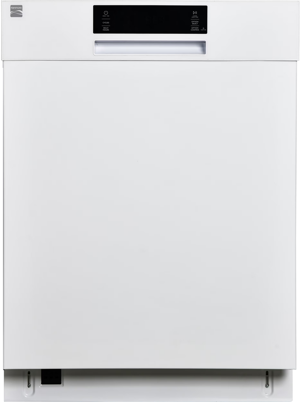 Kenmore 02214592 Built-in 24" Stainless Steel Tub Dishwasher, SmartWash, White, 34"H x 24"W x 25"D