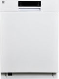 Kenmore 02214592 Built-in 24" Stainless Steel Tub Dishwasher, SmartWash, White, 34"H x 24"W x 25"D