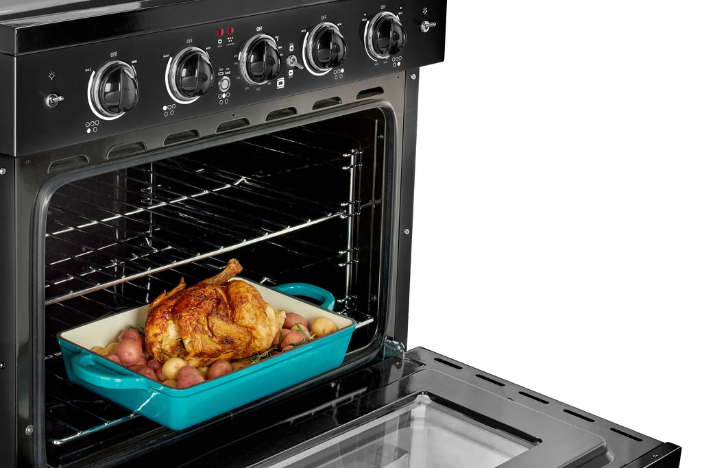 Unique Appliances Oven 30.0 in 3.9 cu/ft Electric Freestanding Range in Marshmallow White