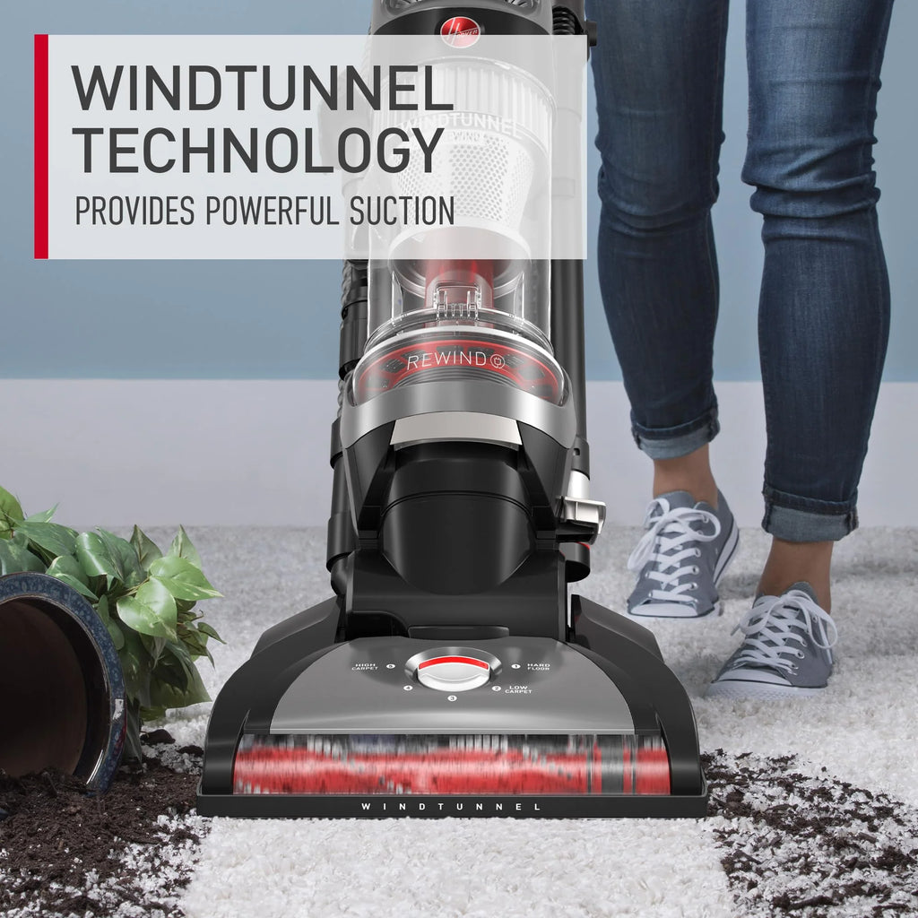 Pre-Owned Hoover WindTunnel Cord Rewind Pro Bagless Vacuum Cleaner