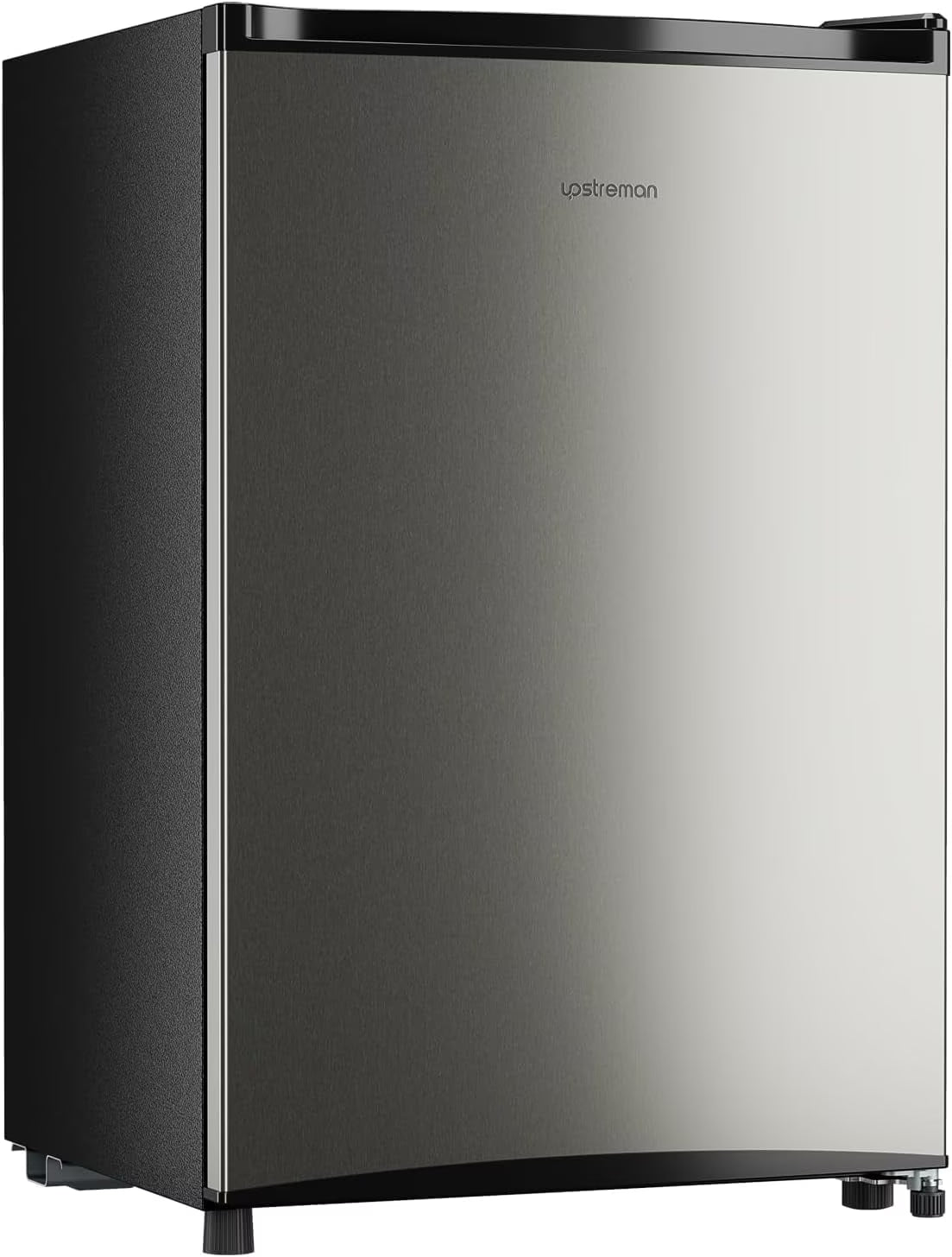 Upstreman 3.0 Cu.ft Compact Upright Freezer, Freestanding Mini Freezer Stainless Steel Single Door Stand Up Freezer with Reversible Door, UP30 White