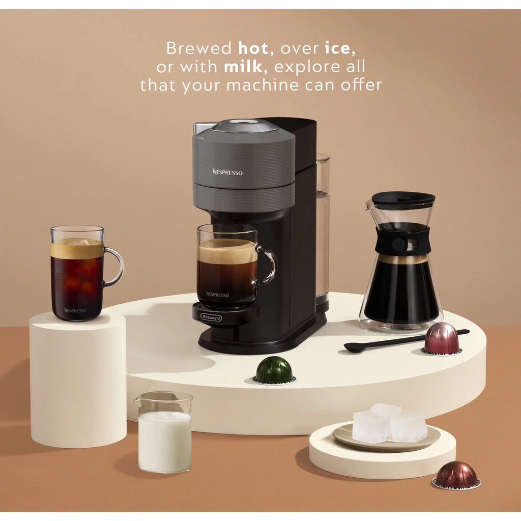 Nespresso Vertuo New Next Coffee and Espresso Maker by DeLonghi, Dark Gray, Single-Serve Brewers