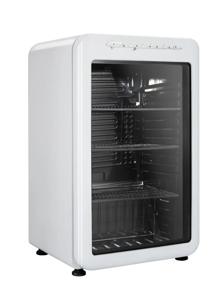 Frigidaire 3.3 Cu. Ft. Retro Refrigerator, Glass Door, Black