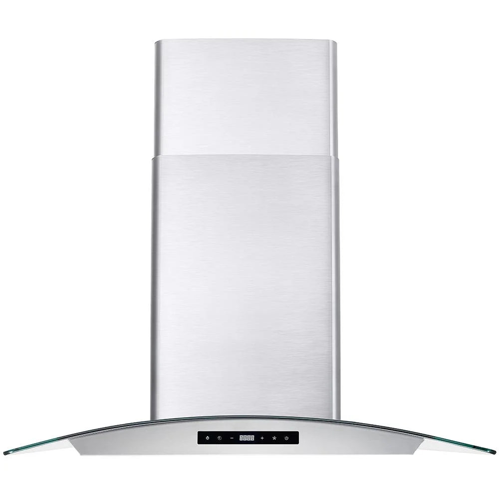 Cosmo 3 Piece Kitchen Appliance Package With 36" Electric Cooktop 36" Wall Mount Range Hood 24" Single Electric Wall Oven Kitchen Appliance Bundles