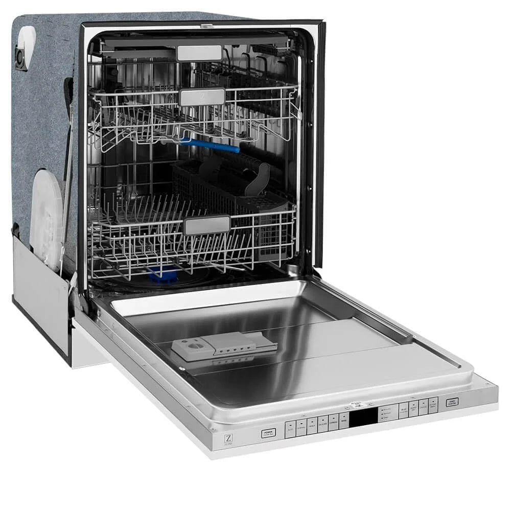 ZLINE DWMTZ30424CB 45 dBA Autograph Edition Top Control Built-In Dishwasher - Stainless/Champagne Bronze