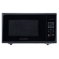 1.1 cu ft 1000W Microwave Oven - Stainless Steel Black: Countertop, Child Lock, 6 One-Touch Settings