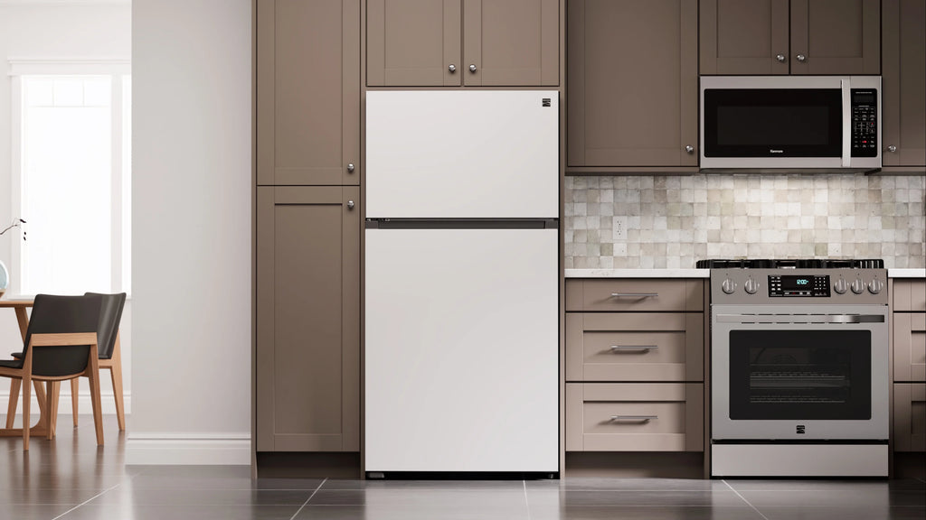 Kenmore 33-inch 20.4 Cu. ft. ENERGY STAR? Standard Refrigerator/Freezer w/Icemaker, Stainless Steel
