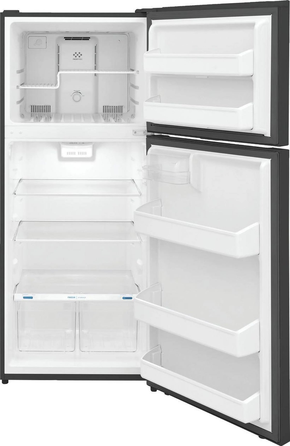 Frigidaire 17.6 Cu. Ft. Top-Freezer Refrigerator, Brushed Steel