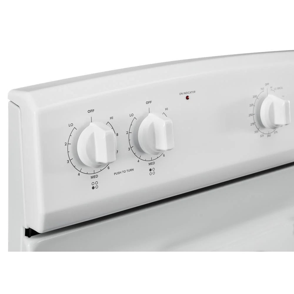 AMANA ACR4203MNW 30" freestanding coil electric range