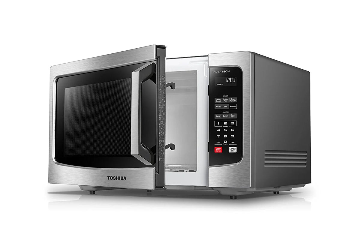 Toshiba MLEM16PST 1.6 Cu. Ft. Microwave with Inverter Technology, Stainless Steel