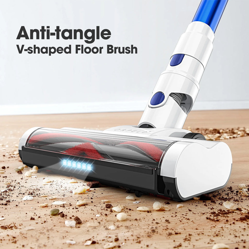 ORFELD Cordless Vacuum Cleaner, 40KPa 50mins Stick Vacuum Lightweight for Hardwood Carpet Pet, V19