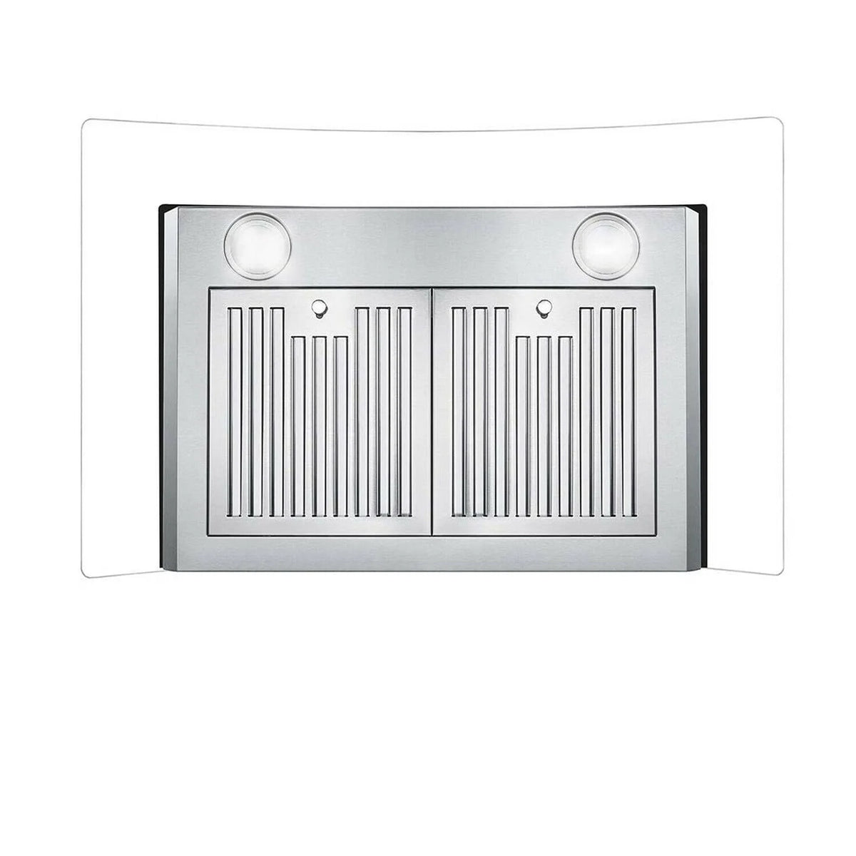 Tieasy 30 inch Wall Mount Range Hood Stainless Steel 700 CFM Black Touch Panel Kitchen Vent Fan