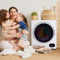 GYJ28-88-E Compact portable Household clothes Dryer 1.5CUFT Drum Dryer with LED display -White 120V 2.5KG