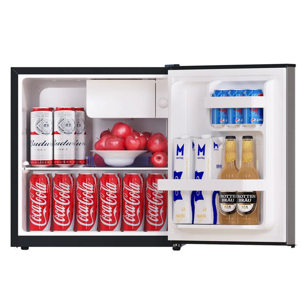 Frestec 1-Door Mini Fridge - 1.7 Cu Ft, Energy Star Rated, Perfect for Dorm or Apartment,Gray