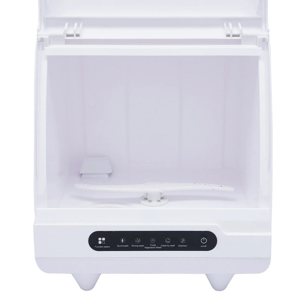 Mkyiongou Compact Countertop Dishwasher with Full Panel Control, 50 dB