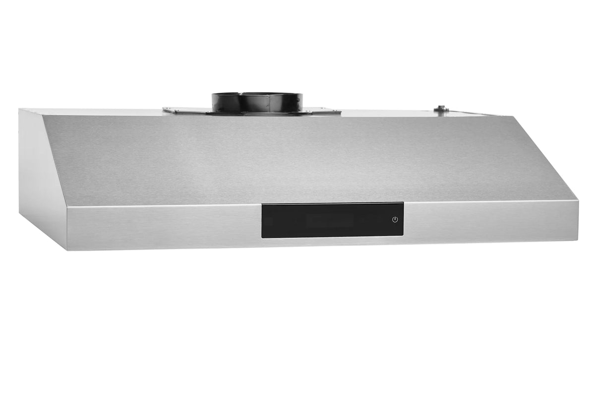 "Hauslane Chef Series 30"" UC-PS18 Under Cabinet Range Hood, Heavy Duty, 3-Way Venting, LED Lamps, Stainless Steel"