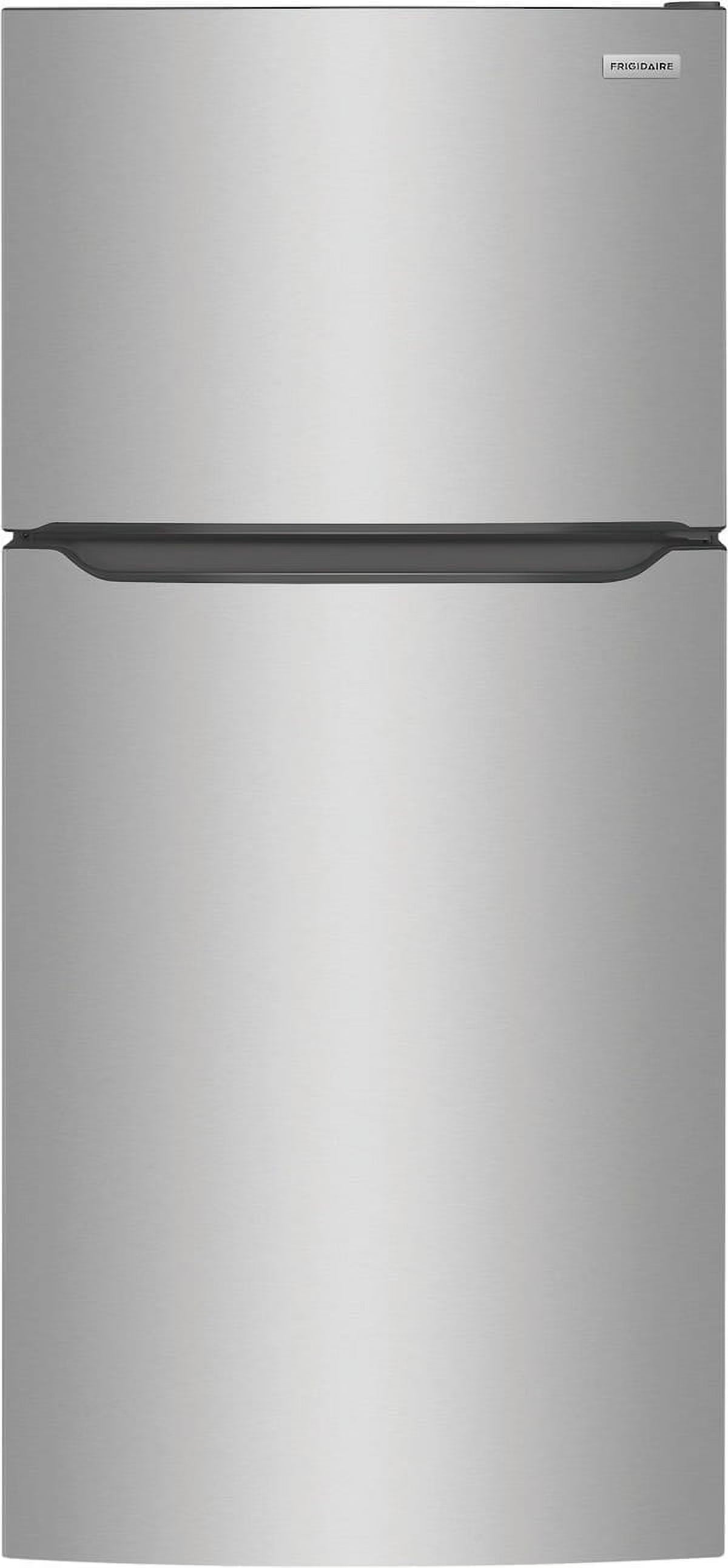 Frigidaire FFTR1835VS 18 Cu. Ft. Garage Ready Top Freezer Refrigerator, Stainless Steel
