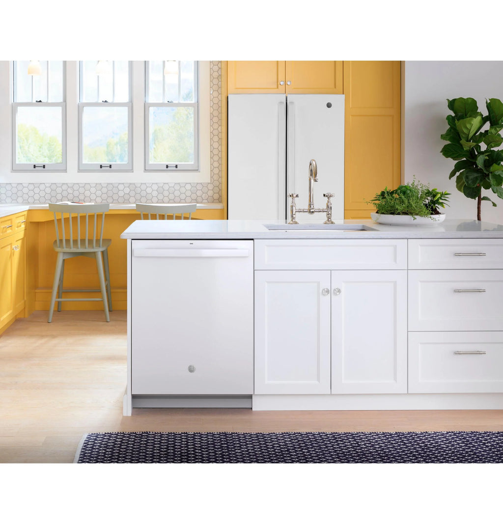 GE?? Top Control with Plastic Interior Dishwasher with Sanitize Cycle & Dry Boost