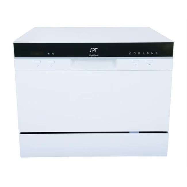 Sunpentown  Countertop Dishwasher with Delay Start in White