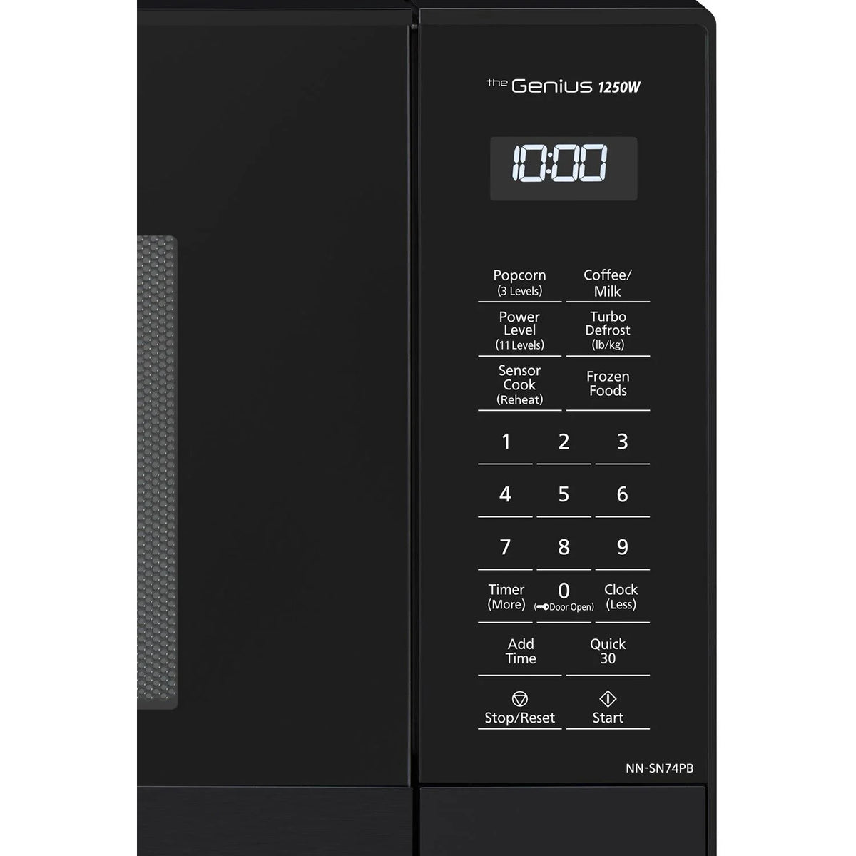 Panasonic 1.6-cu. ft. 1250W Countertop Microwave with Inverter Technology, Black NN-SN74PB