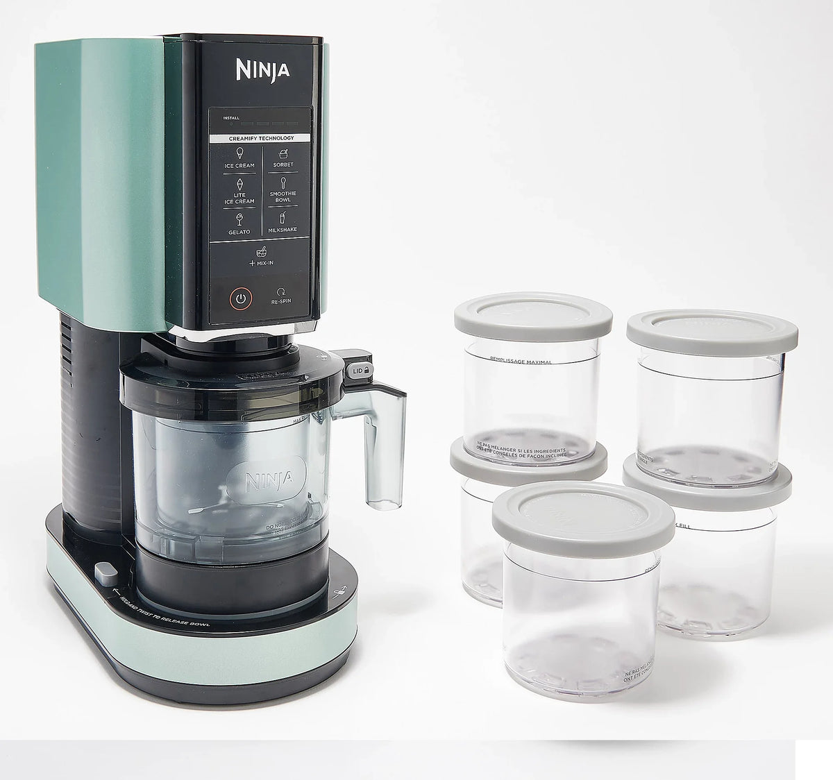 Ninja K55255 CREAMi 7-in-1 Frozen Treat Maker w/ Extra Pints