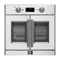 Forno Gallico 30-Inch Electric French Door Wall Oven, Stainless Steel, True Convection, Air Fry, Self-Cleaning
