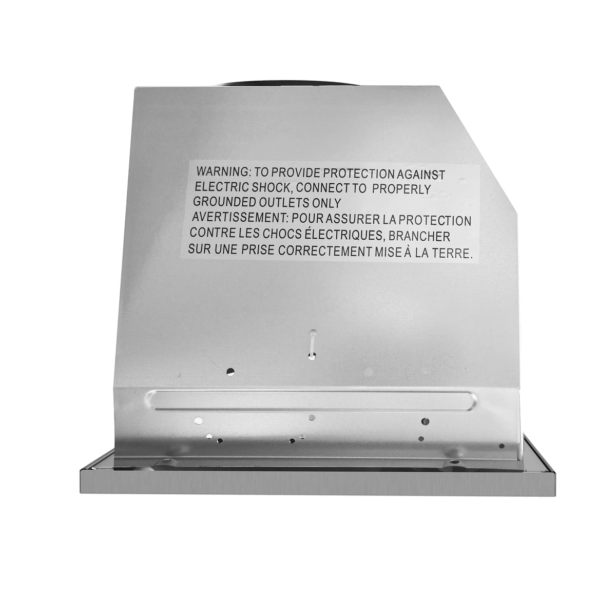 30 in. Insert Range Hood with Push Button Controls in Stainless Steel