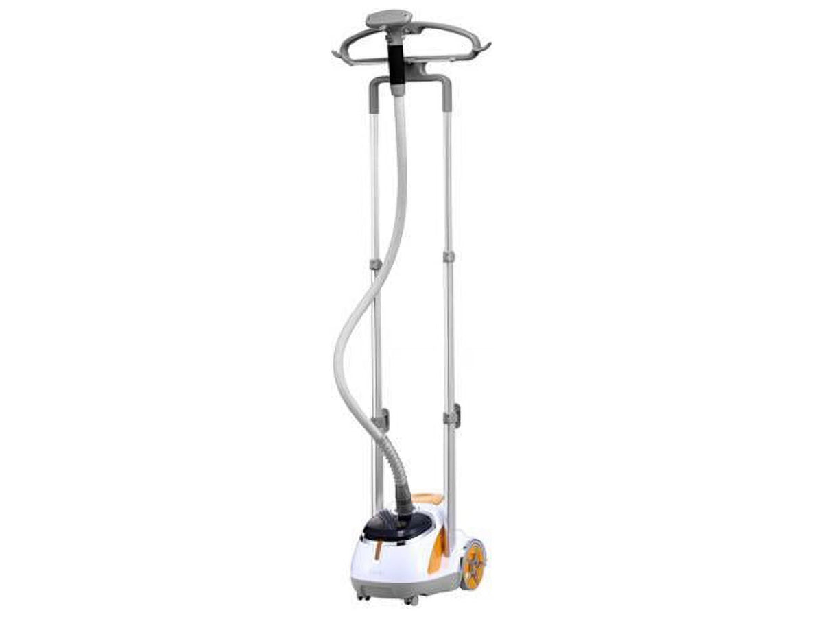 SALAV? GS45-DJ Professional Series Dual Bar Garment Steamer with Foot Pedals, Silver