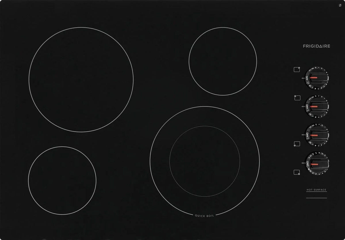 Frigidaire FFEC3025UB Electric Cooktop, 30", Black.