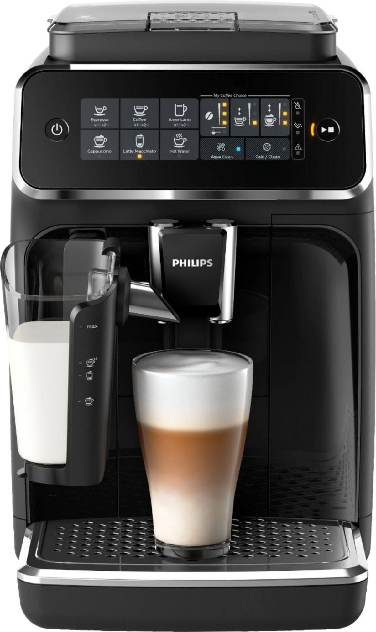 Restored Philips 3200 LatteGo Automatic Espresso Machine, Black | 5 Recipes | EP3241/54 (Refurbished)