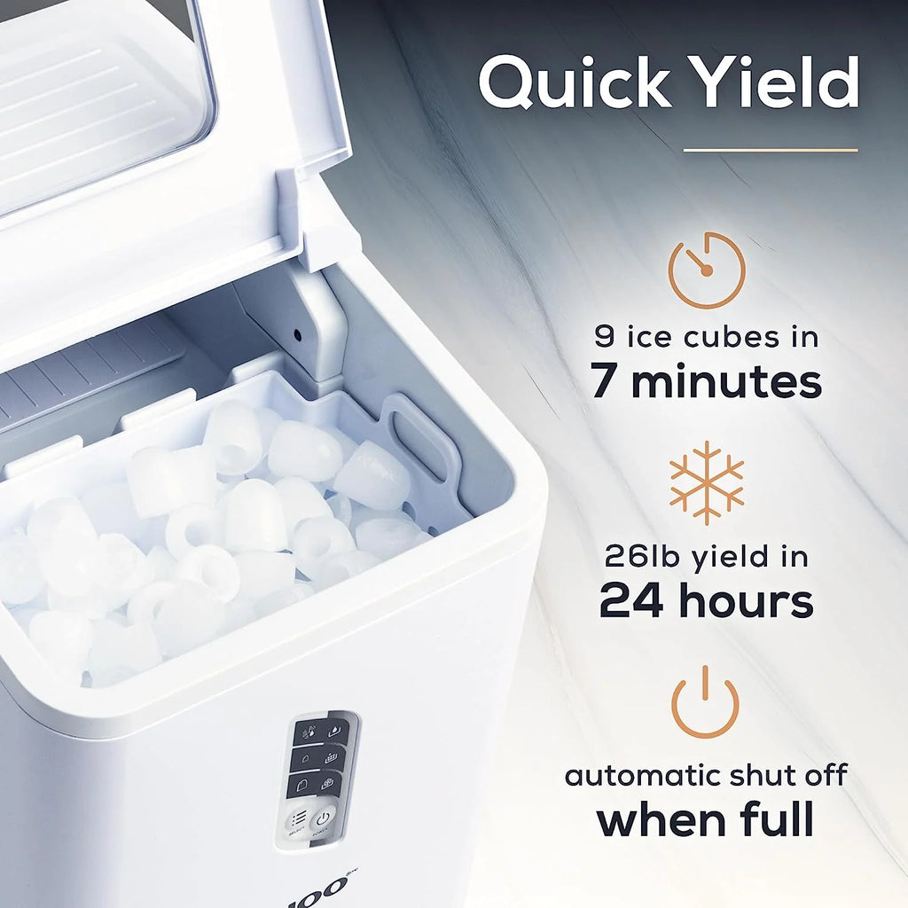 Igloo 26lb. Capacity Portable Ice Maker ICEB26WH , White