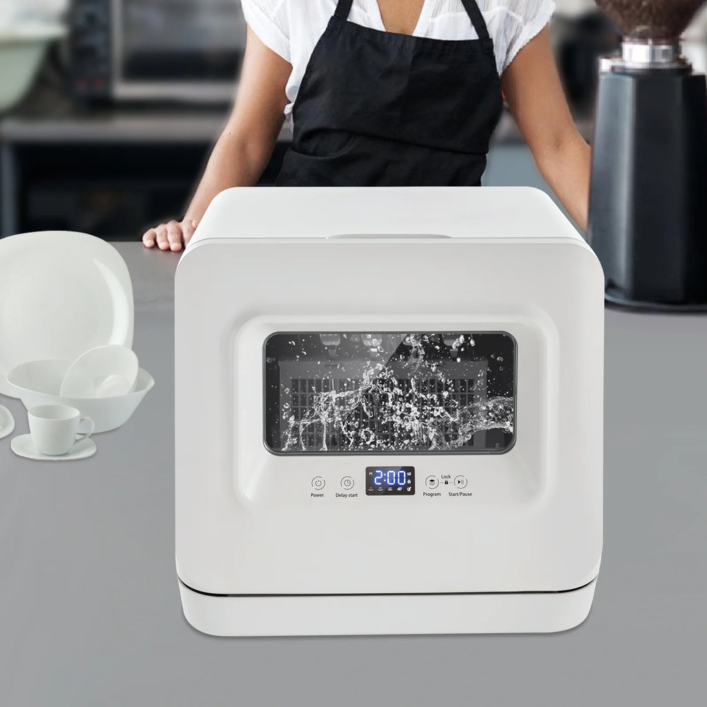 Countertop Dishwasher 3-in-1 Function Portable Dishwasher with 785w Power and 5.8-145psi Water Pressure Dishwasher with He Child Lock Design for Apartments Snack Bars Dorms17.32*16.25*16.69in