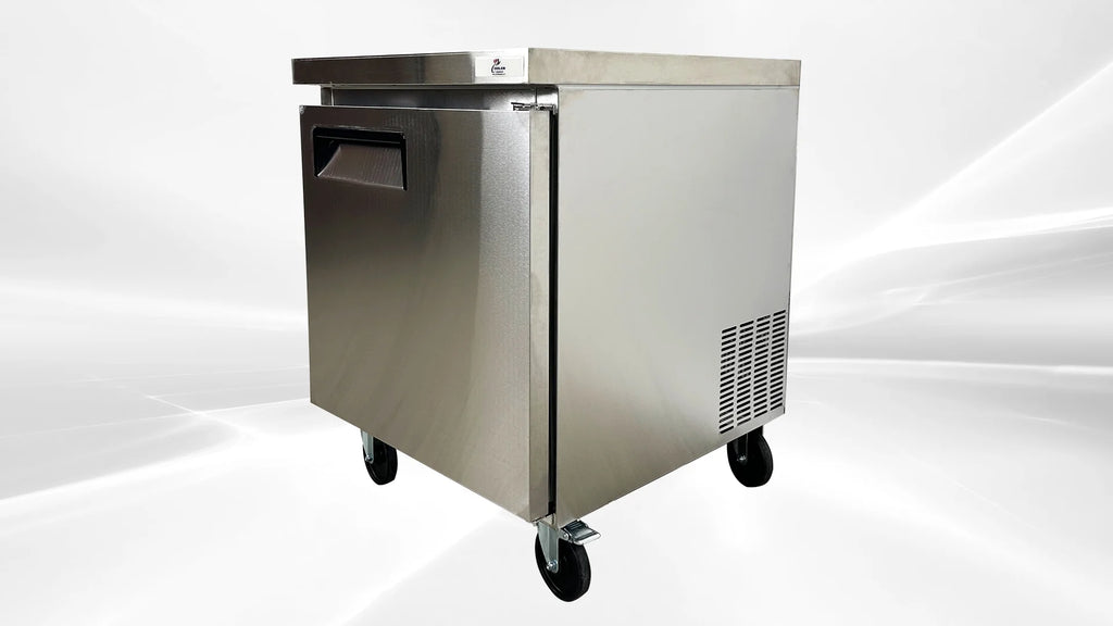 Cooler Depot 27.5 In. 7.2 Cu.ft Stainless Steel Undercounter Freezer AUF-0776 NSF ETL Certified