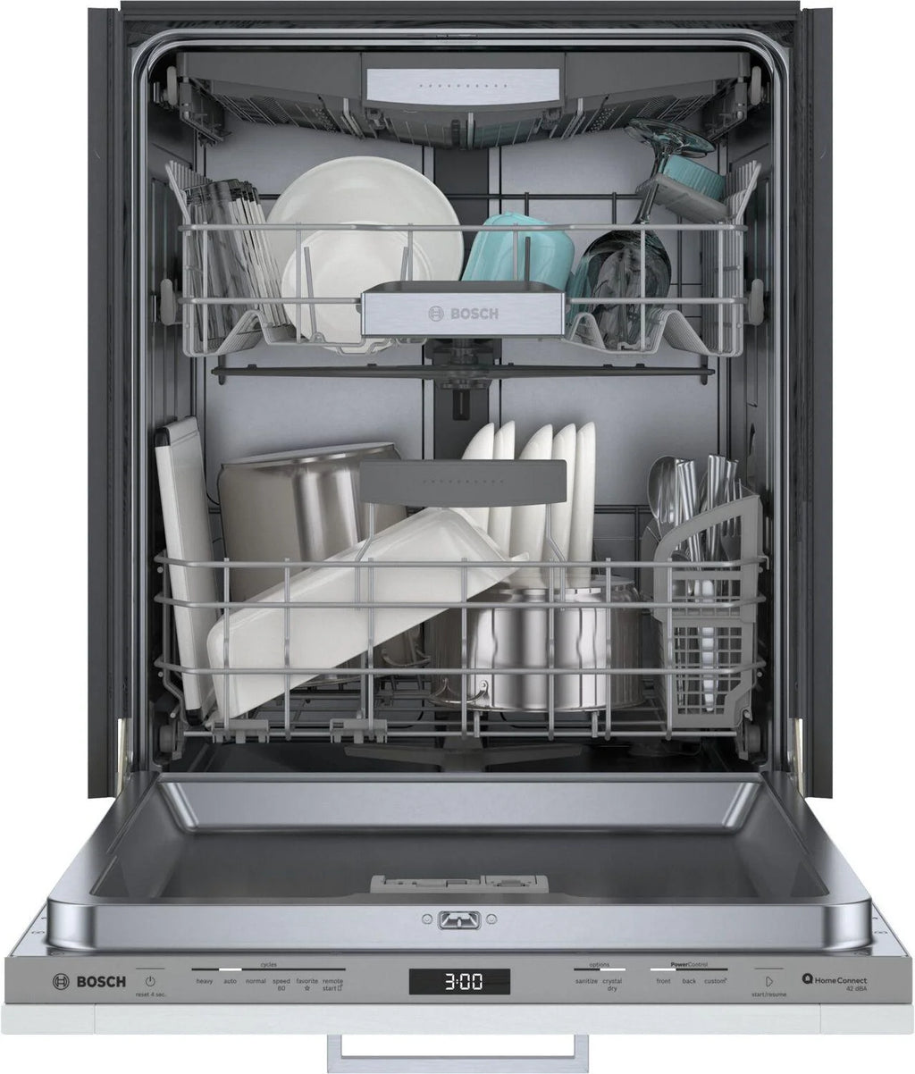 Bosch Shv78cm 800 Series 24" Wide 16 Place Setting Built-In Panel Ready Top Control