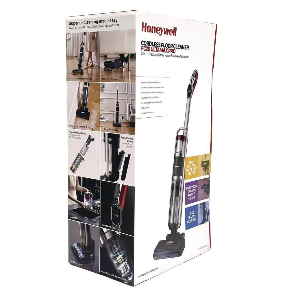 Honeywell Ultamax Elite FC20 Cordless Floor Cleaner, 13.5" Cleaning Path, Graphite
