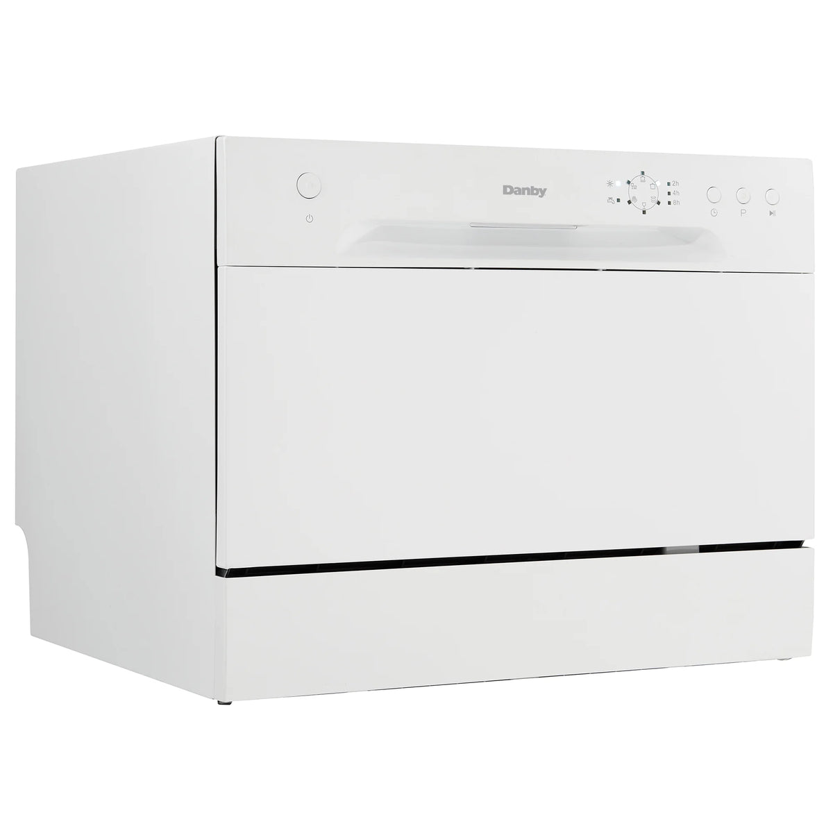 Danby 6 Place Setting Countertop Dishwasher in White (DDW621WDB)
