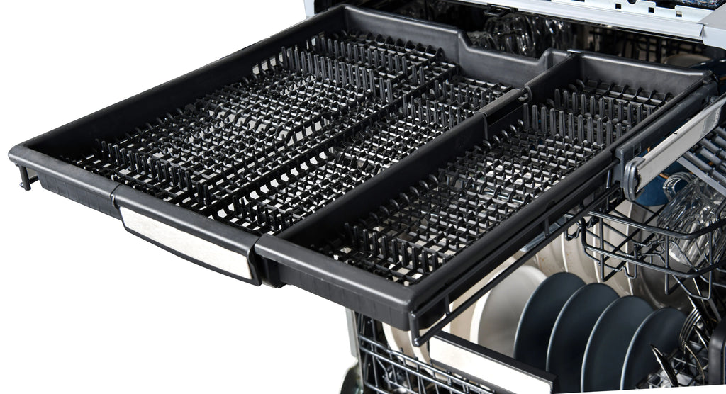Kenmore 24�?Built-In-Dishwasher w/ 3rd Rack & Turbo Dry with Pocket Handle-SS