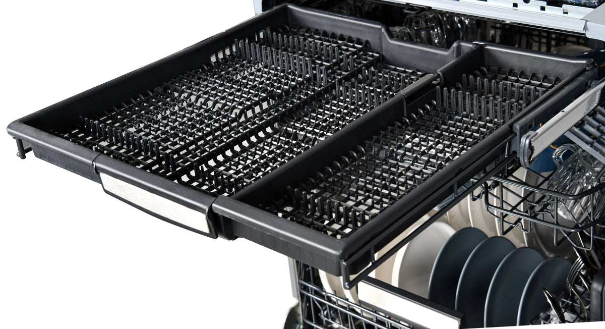 Kenmore 24�?Built-In-Dishwasher w/ 3rd Rack & Turbo Dry with Pocket Handle-SS