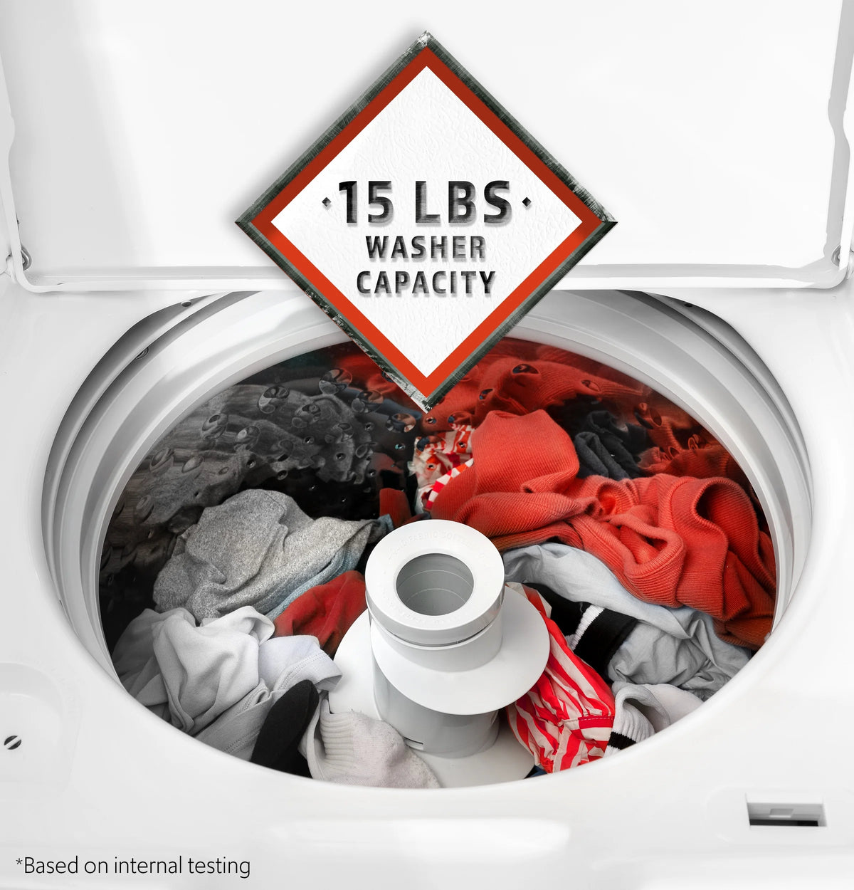 Hotpoint 4 cu ft High Efficiency White Top Load Washing Machine with Cold Plus