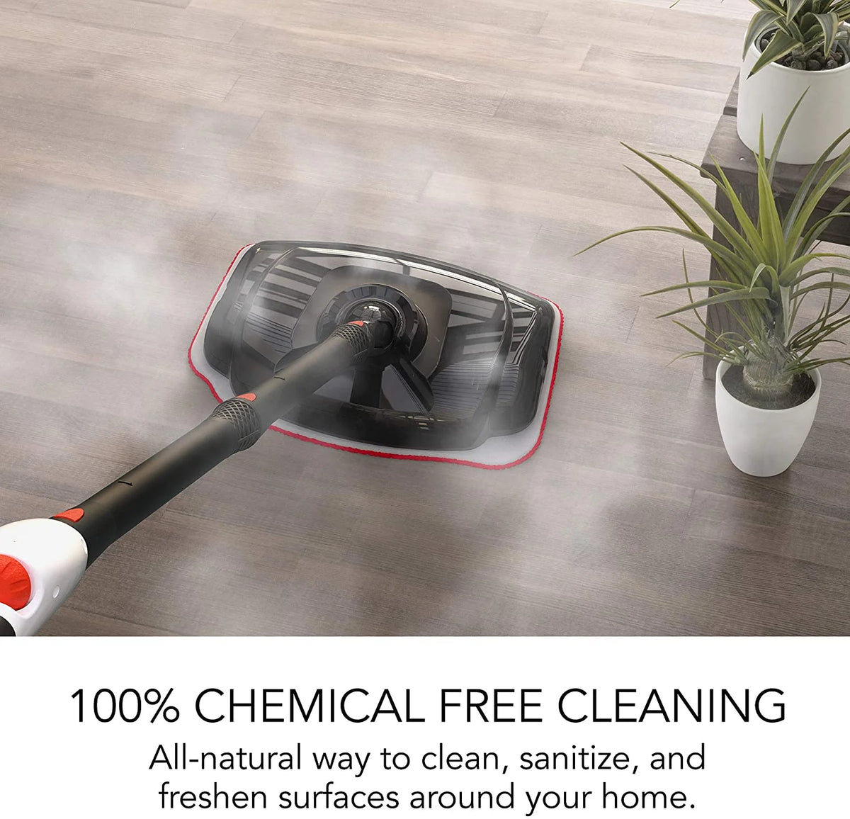 Sharper Image Canister Steam Cleaner with 15 Accessories, 54oz., White