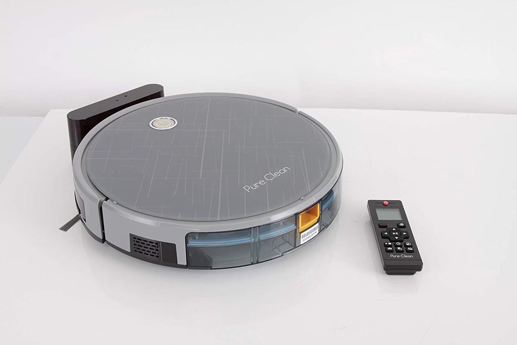 Pure Clean PUCRC660 - Smart Robot Vacuum Cleaner - Robot Cleaning Vacuum with Downloadable App and Remote Control